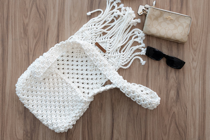 fashionable crochet bag